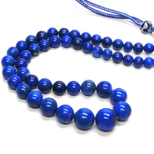 Lapis Lazuli Round Bead Strand Necklace