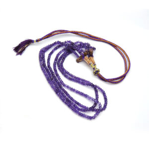 Amethyst Multi-Strand Faceted Bead Necklace